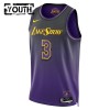 Barn Los Angeles Lakers Tröja Anthony Davis Nike 2024-25 City Edition Lila Swingman